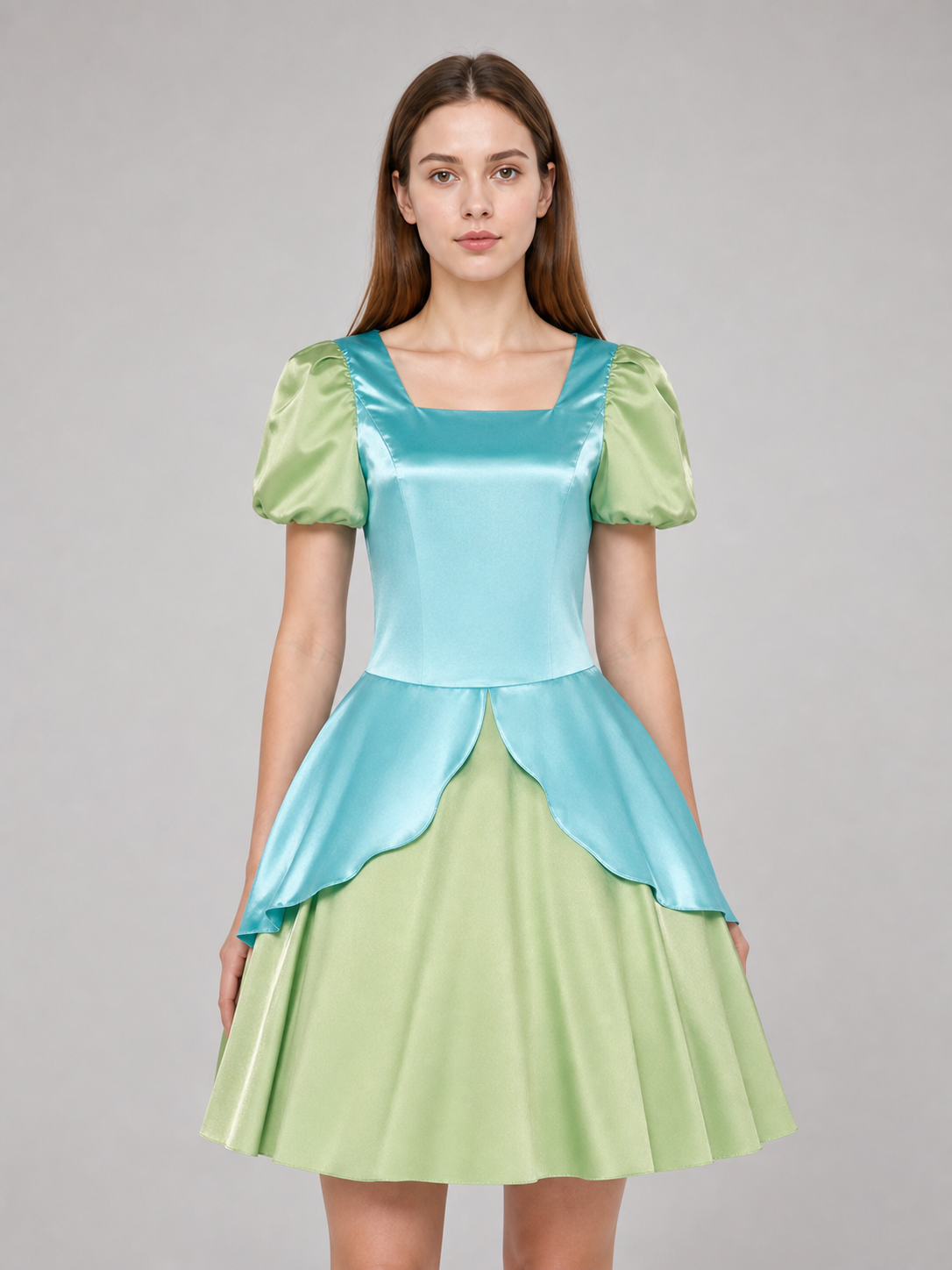Cinderella Cosplay Costume: Dress with Bow and Headband