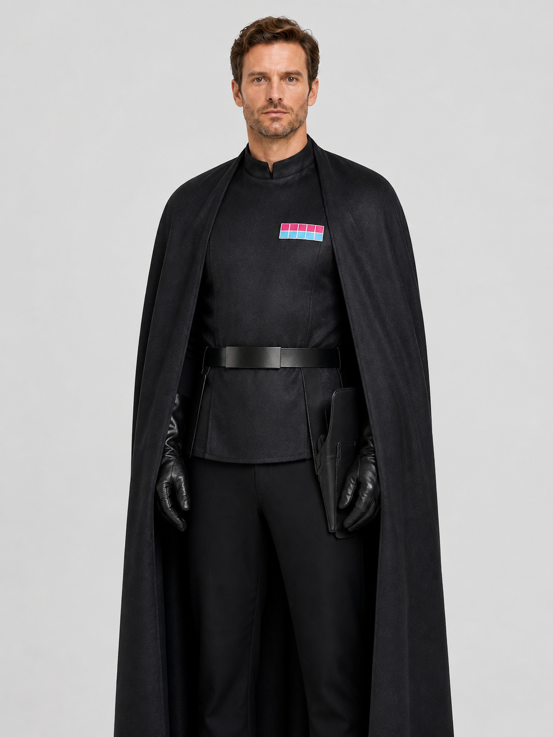 Black Star Wars Imperial Officer Cosplay Costume Costumes detail 3