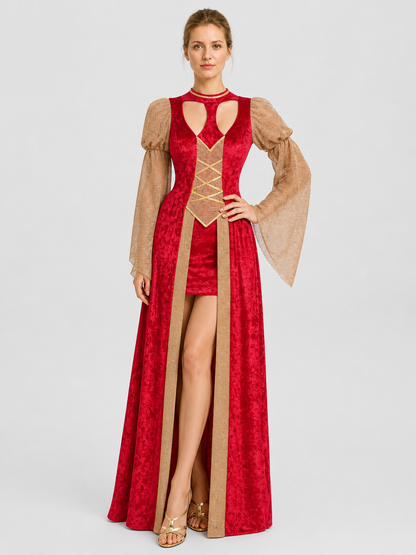 Pharaoh Cosplay Dress with Wide Sleeves Costume Dresses detail 3