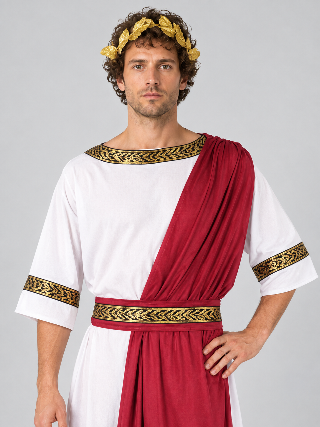 Ancient-Style Costume with Red Drapery Costumes detail 2