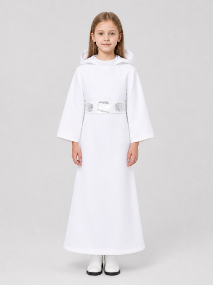 Princess Leia Costume from Star Wars with Hood and Belt Costumes detail 3