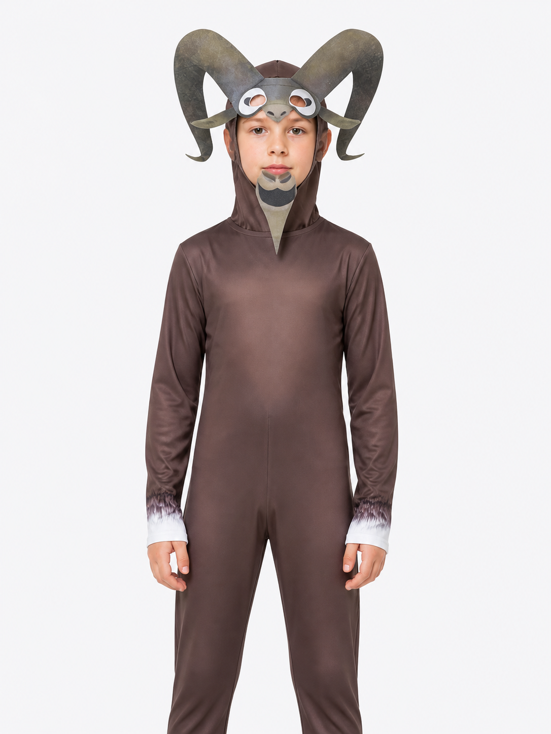 Monster Goat Costume with Horns for Halloween Costumes detail 3