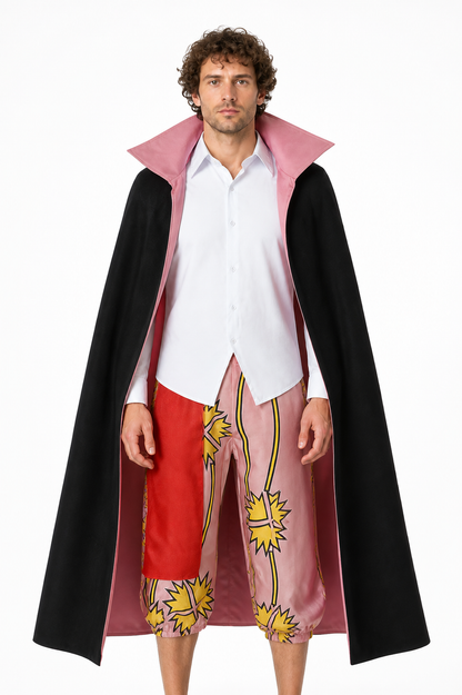 Shanks One Piece Cosplay Costume with Cape and Pants Costume Capes detail 3