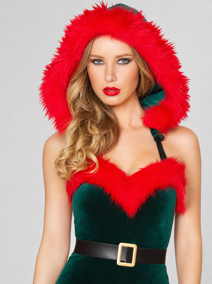 Holiday Character Cosplay Costume with Hood