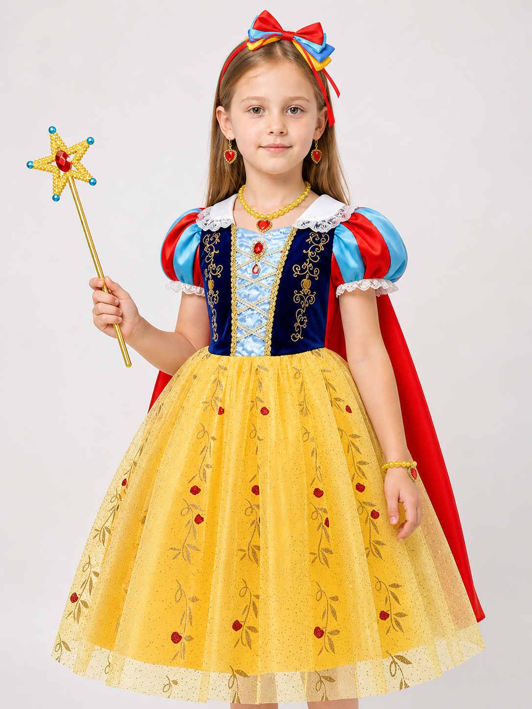 Halloween Princess Costume with Cape