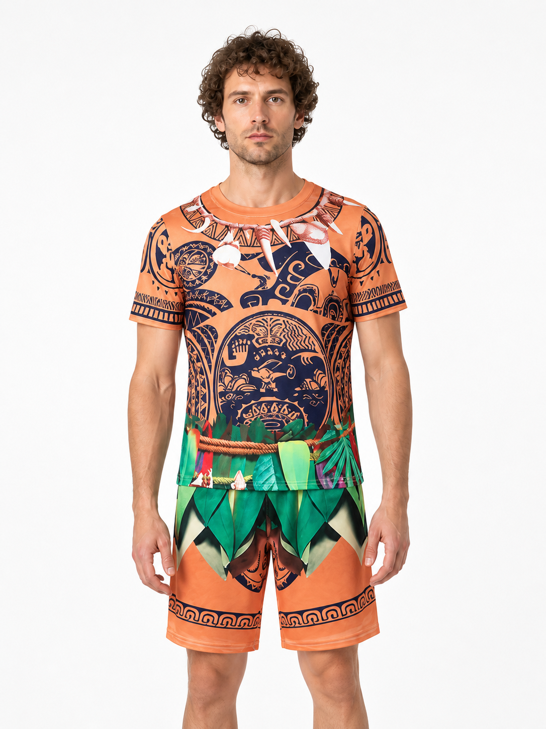 Maui Cosplay Costume with T-Shirt and Shorts Costumes detail 3