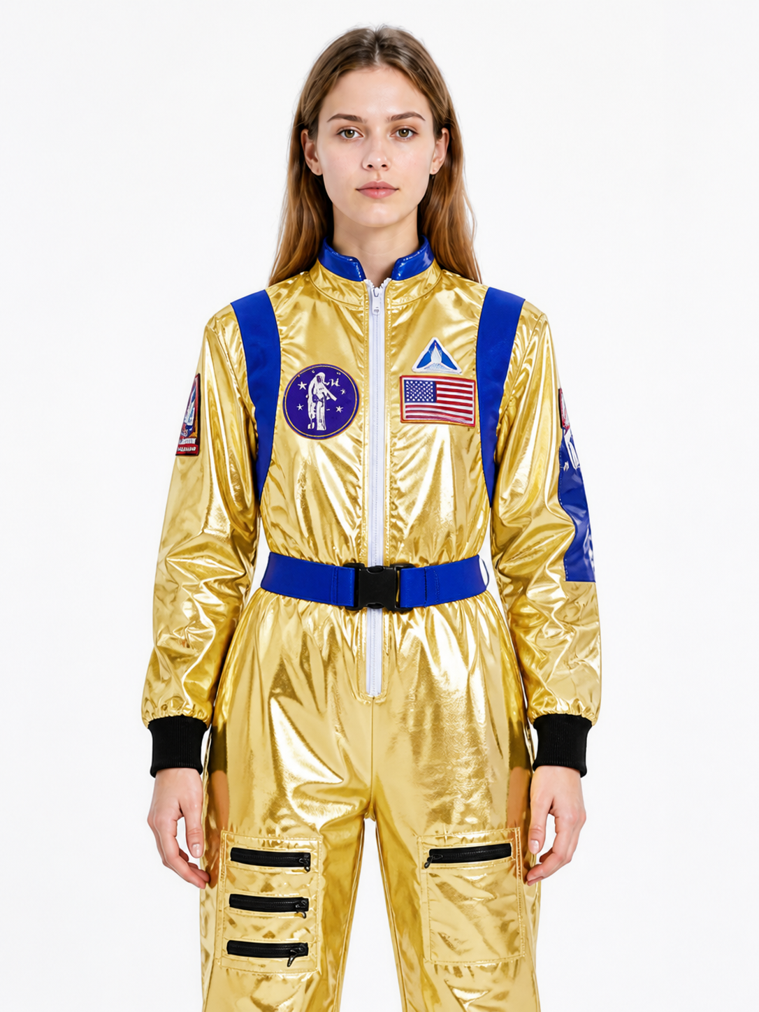 Space Jumpsuit with U.S. Flag and Patches product detail 3