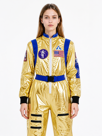 Space Jumpsuit with U.S. Flag and Patches product detail 3