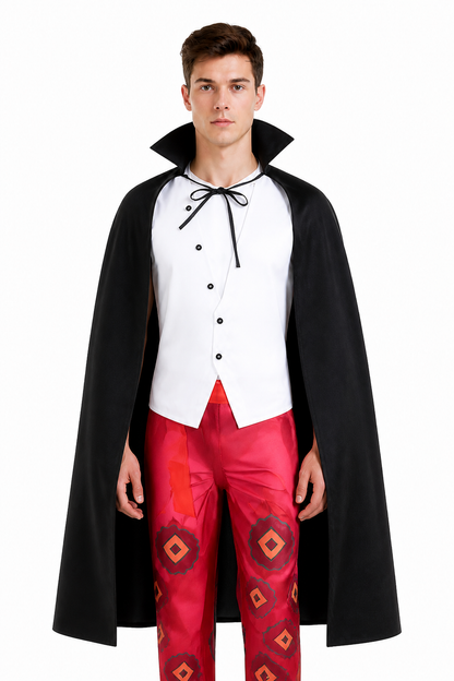 Pirate Cosplay Costume, Cape, Vest, and Pants Costume Capes detail 2