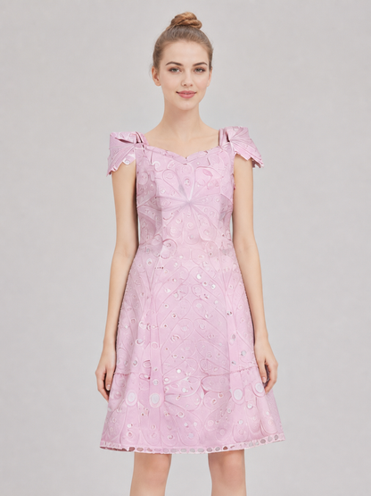 Pink cosplay dress inspired by the film “Wicked 2.” The design features a product detail 2