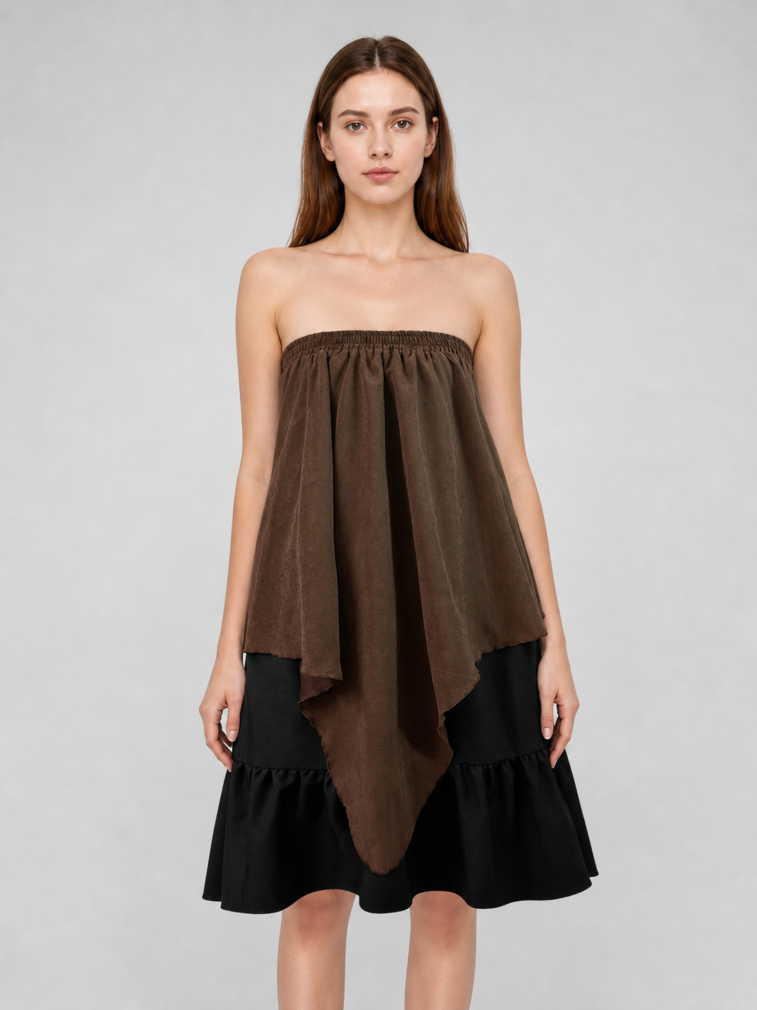 Layered Asymmetrical Boho Skirt
