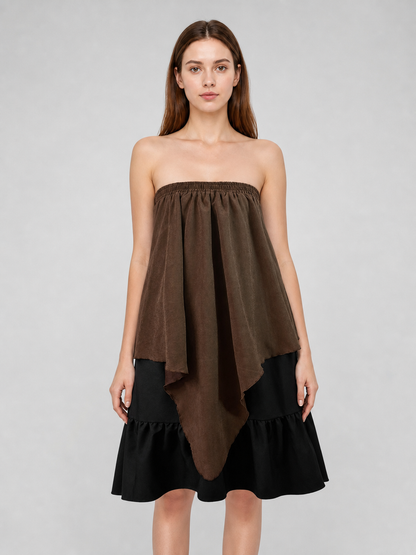 Layered Asymmetrical Boho Skirt