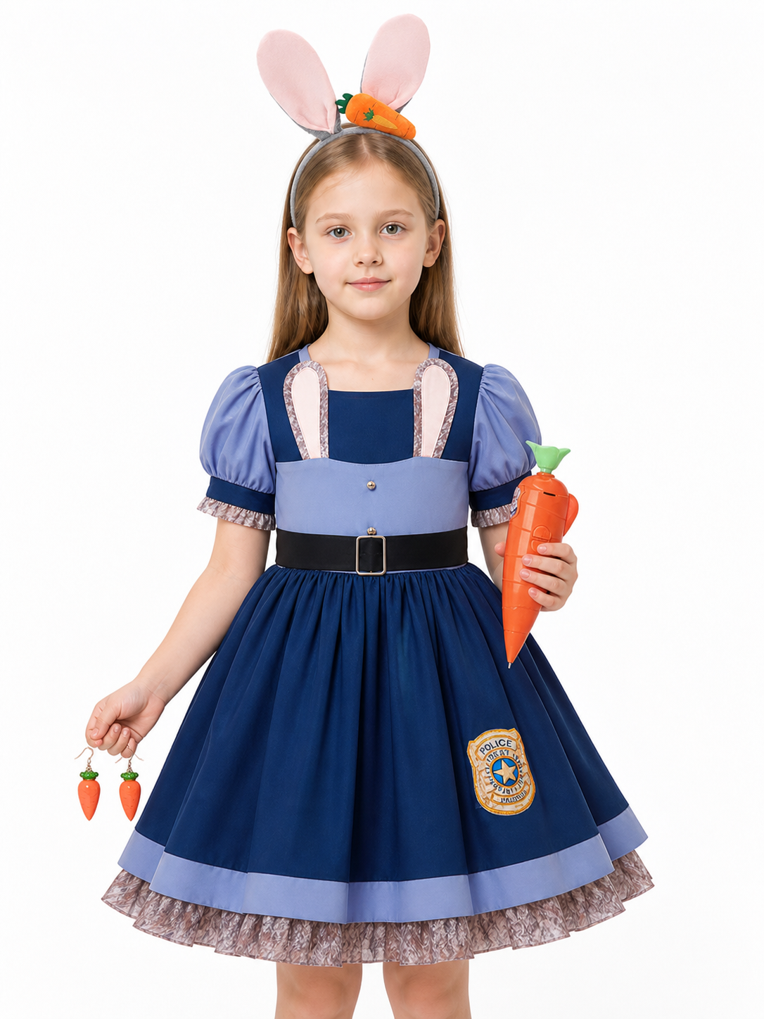 Children's Police Bunny Costume for Halloween