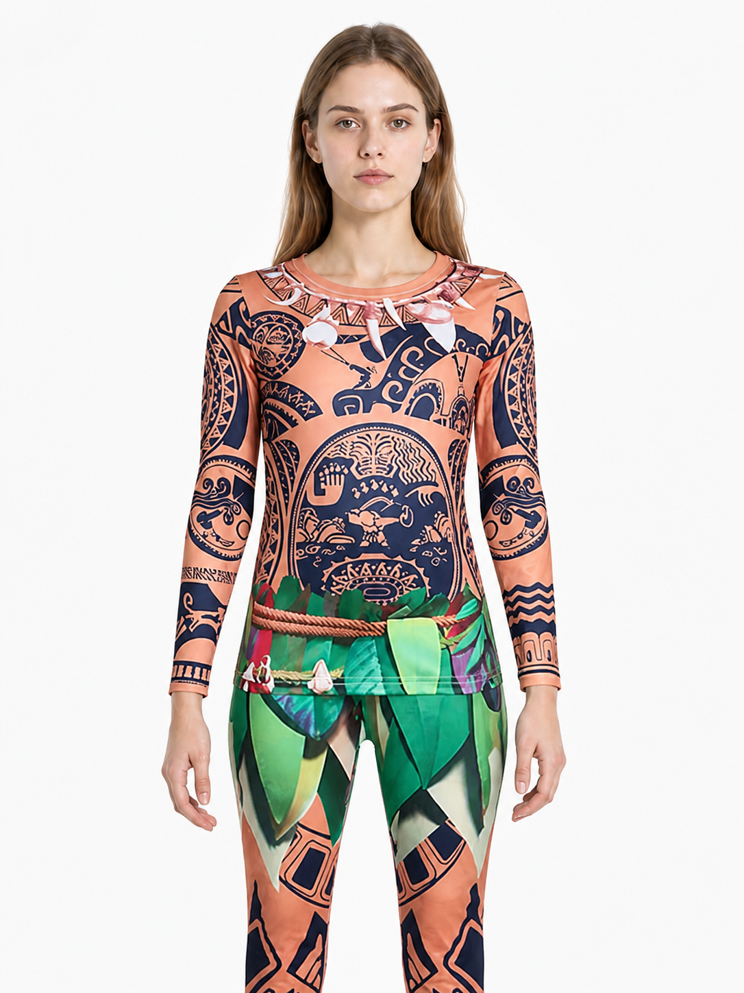 Maui Carnival Costume, Cosplay Jumpsuit Costumes detail 3