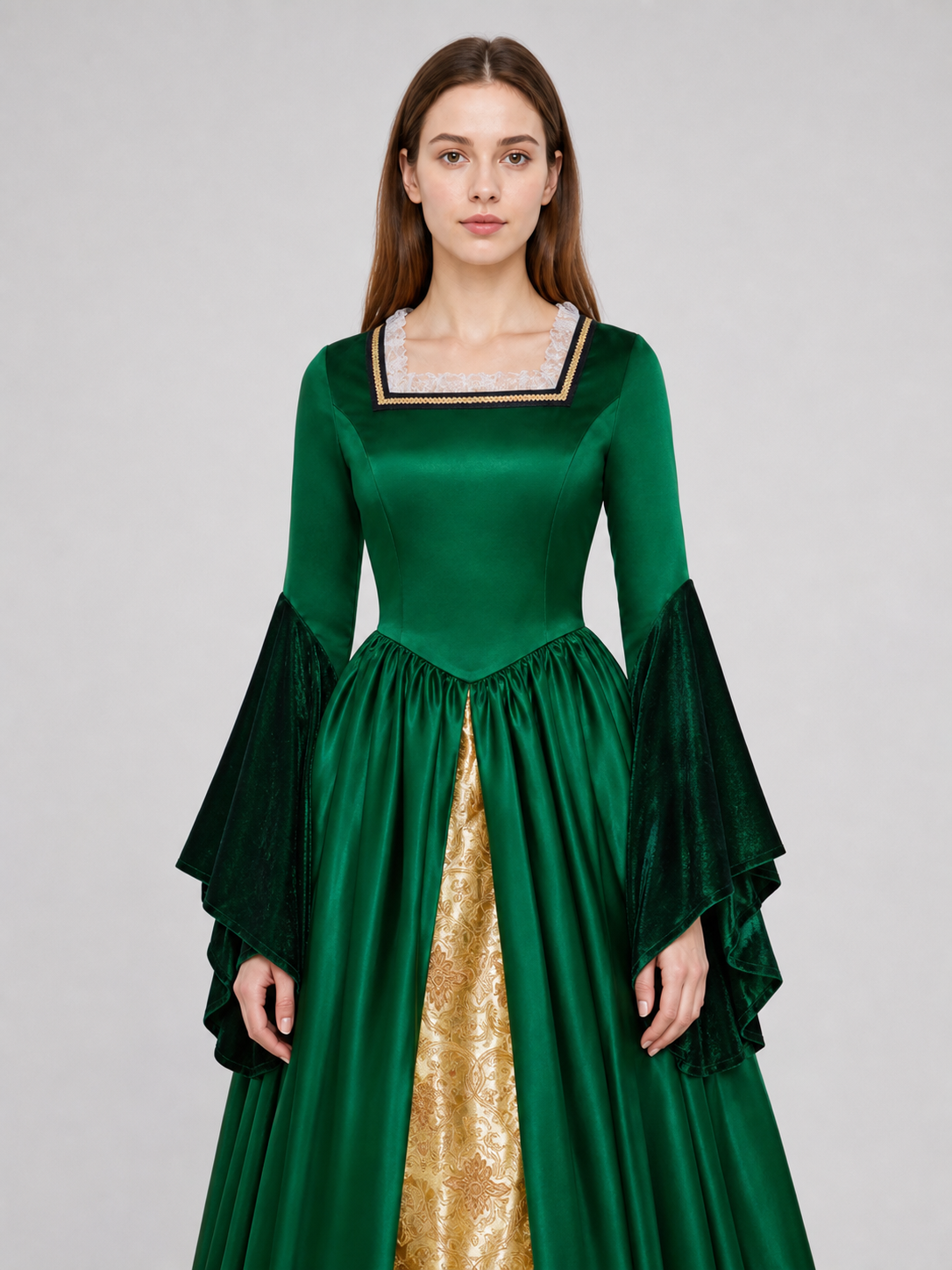 Full-Skirted Tudor-Style Cosplay Dress