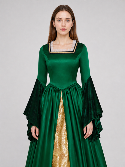 Full-Skirted Tudor-Style Cosplay Dress