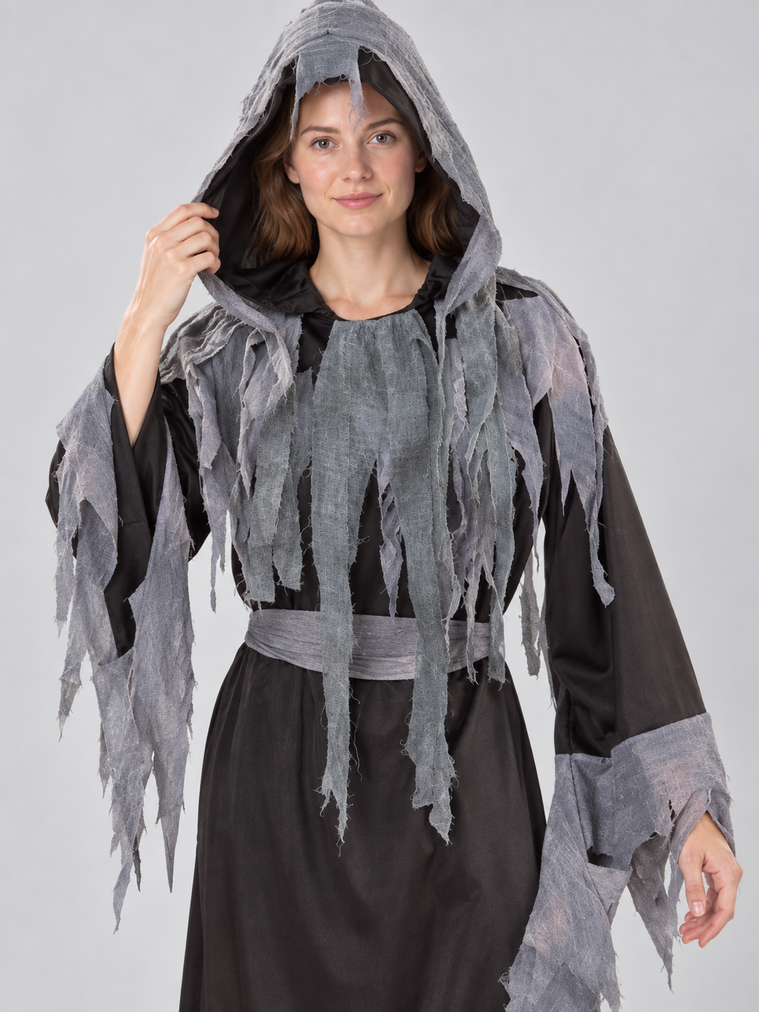 Vampire Costume with Hood, Cape, and Belt