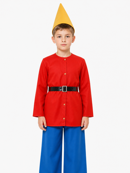 Gnome Costume with Red Jacket and Blue Pants Costumes detail 3