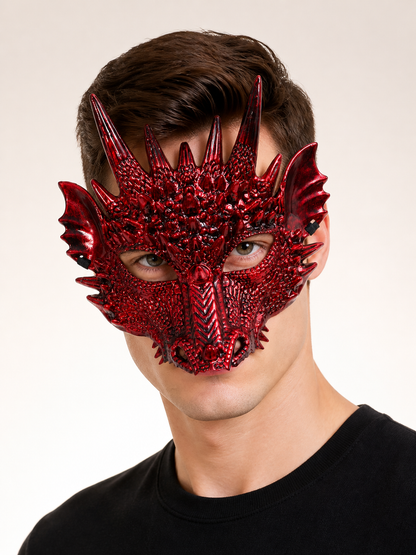 Halloween Dragon Carnival Headpiece Costume Headwear detail 2