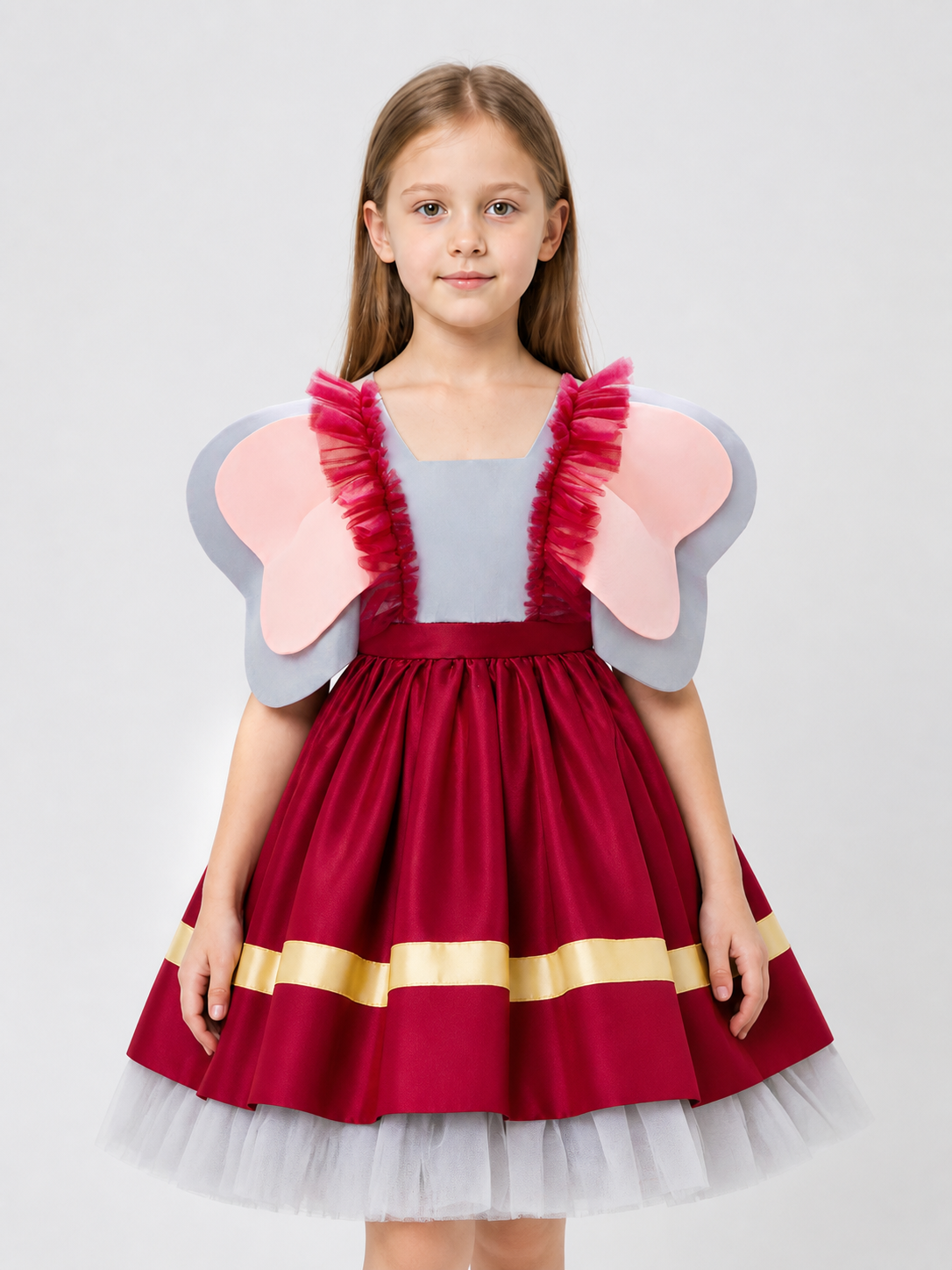 Kids' Costume Dress with Wings and Full Skirt Costume Dresses detail 3