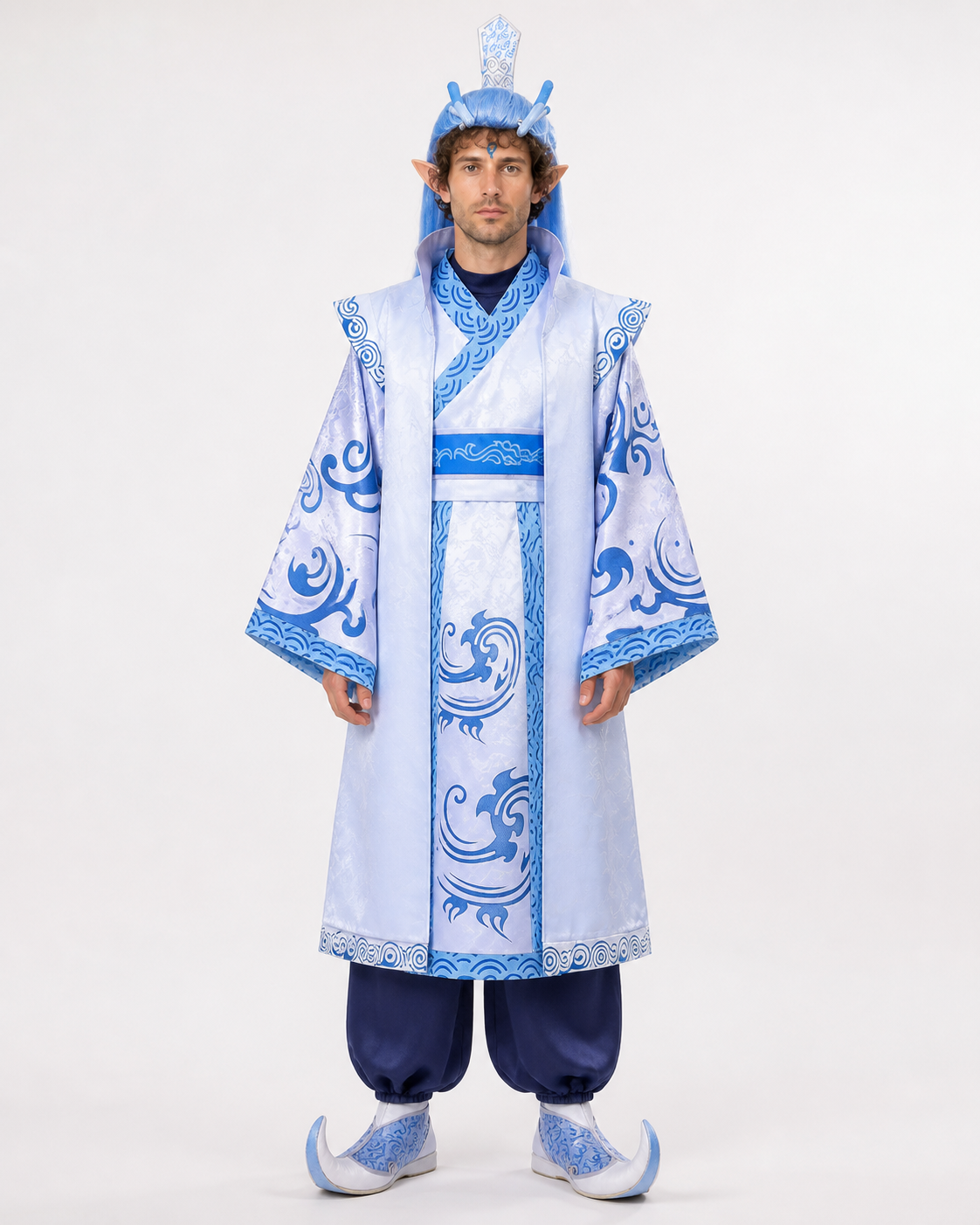 Ao Bing Cosplay Costume, Horned Set Costumes detail 3