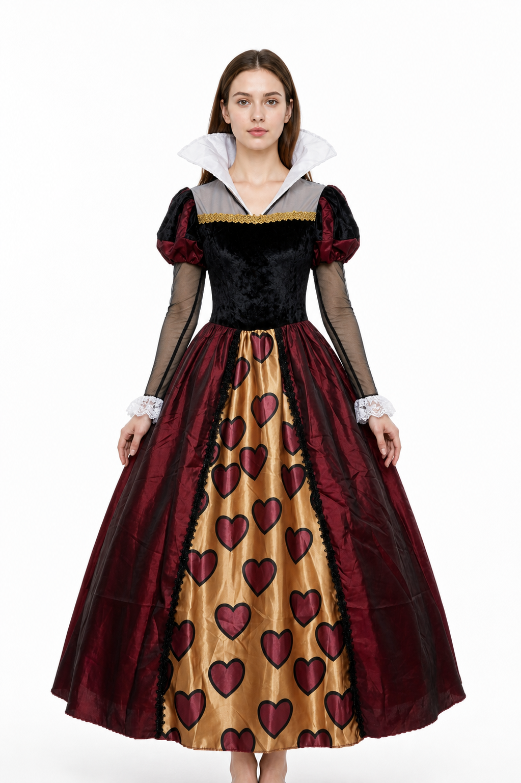 Stage Costume with Full Skirt, Sleeves, and Lace Costumes detail 2