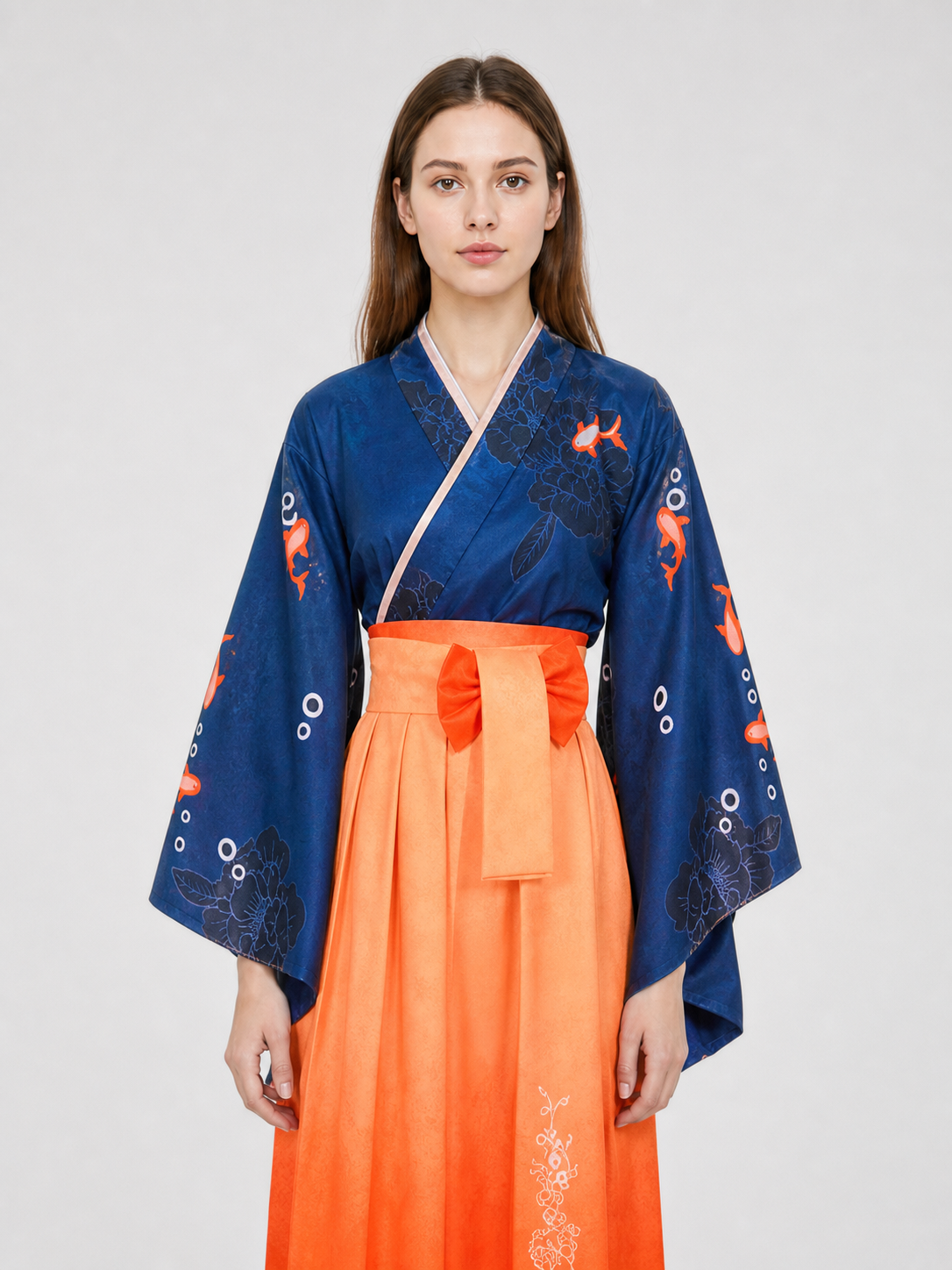 Amelia Watson Kimono-Style Cosplay Dress