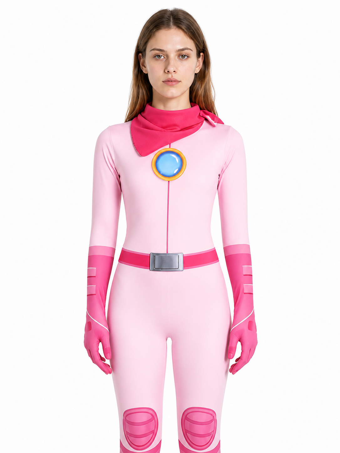 Mario Toad One-Piece Cosplay Jumpsuit Costumes detail 3
