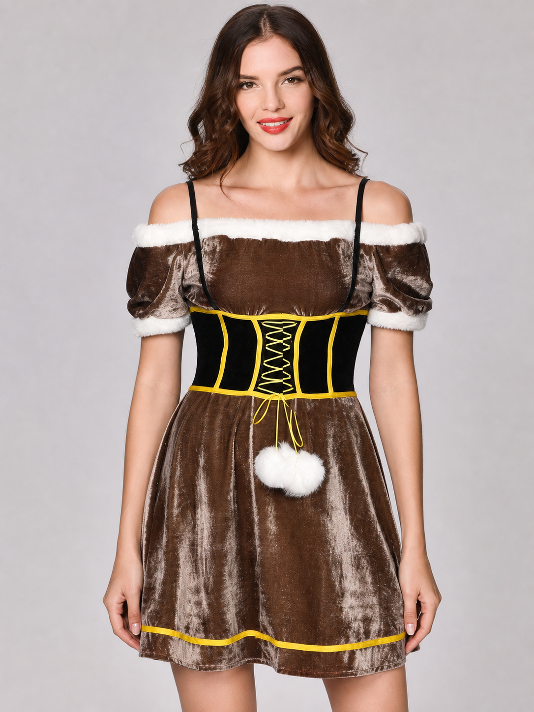 Deer Costume with Antlers for Cosplay and Performances