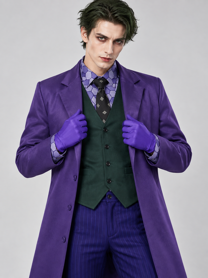 Cosplay Costume: Purple Cape, Vest, Tie