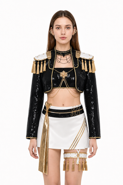 Mira Stage Costume, Black-and-Gold Set Costumes detail 2
