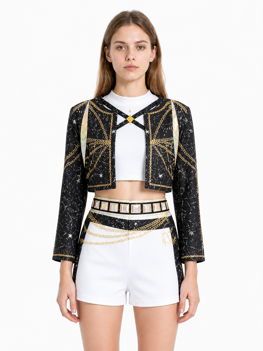 K-pop Stage Costume, 3-Piece Set Costumes detail 3