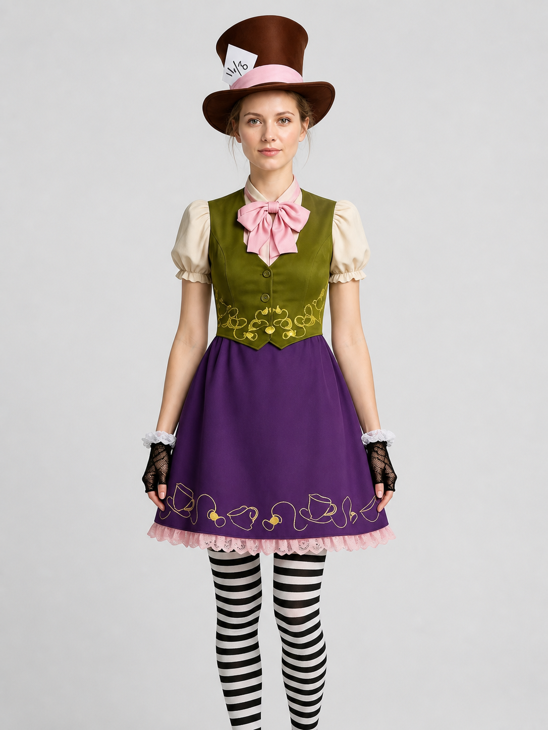 Mad Hatter Costume from Alice in Wonderland Costumes detail 3