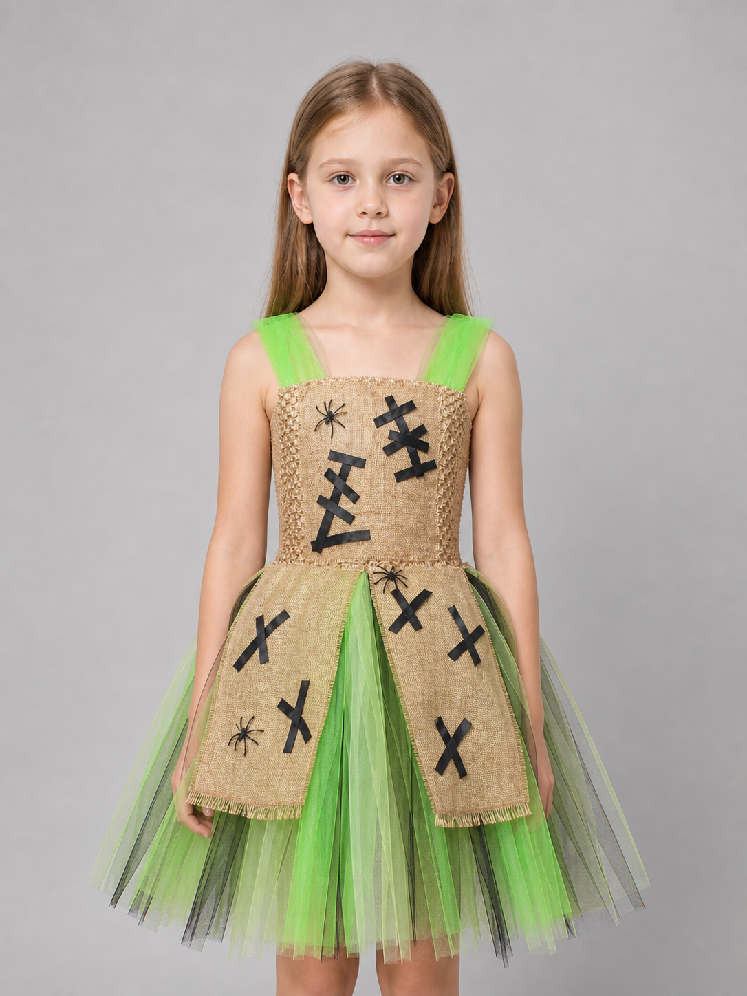Halloween Costume Dress with Tutu Skirt