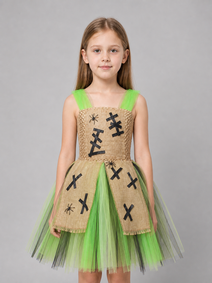 Halloween Costume Dress with Tutu Skirt