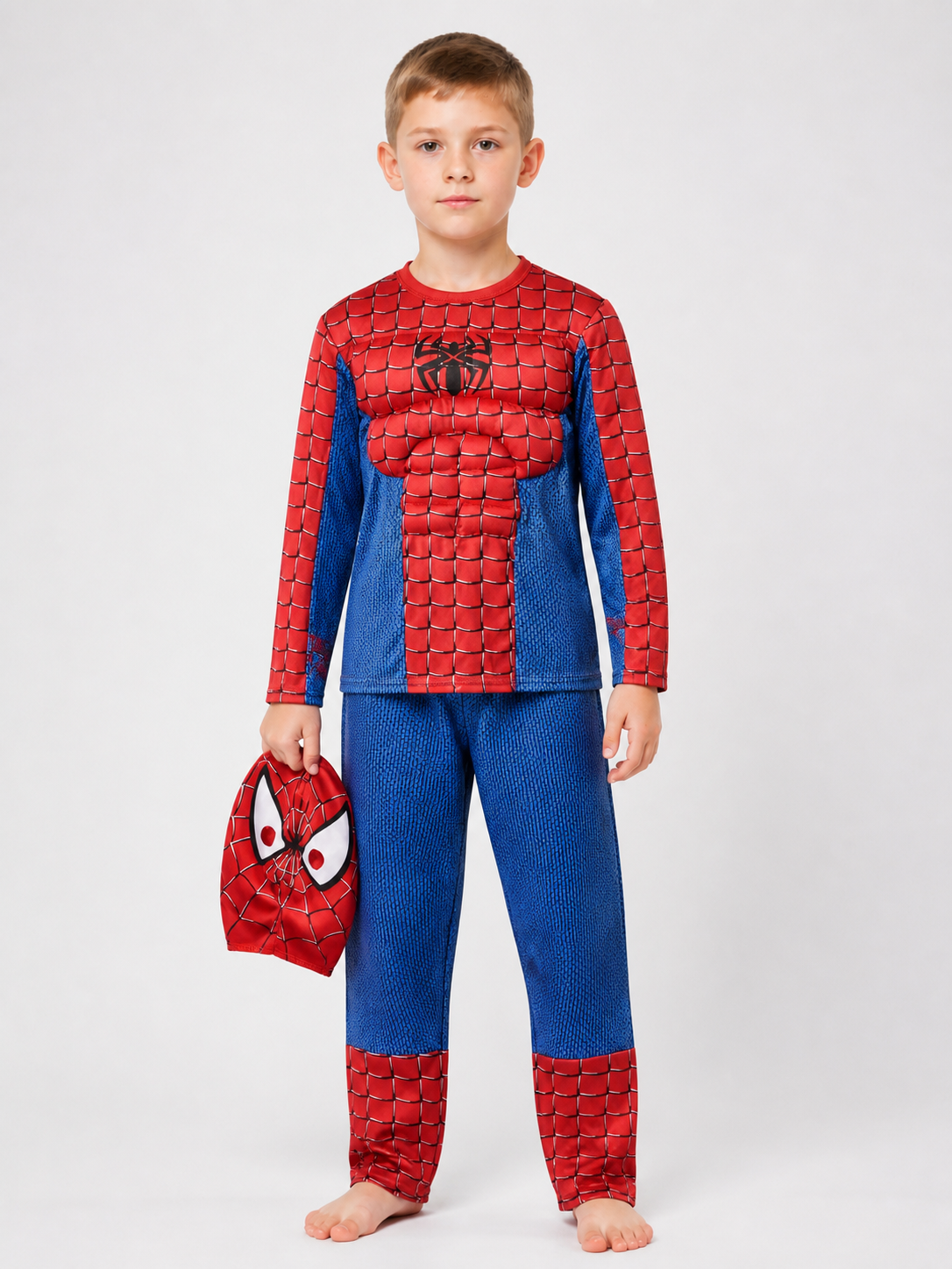 Children’s Spider-Man Costume, Red and Blue, with Mask product detail 2