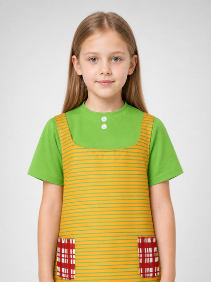Striped Carnival Accessory for Cosplay and Halloween
