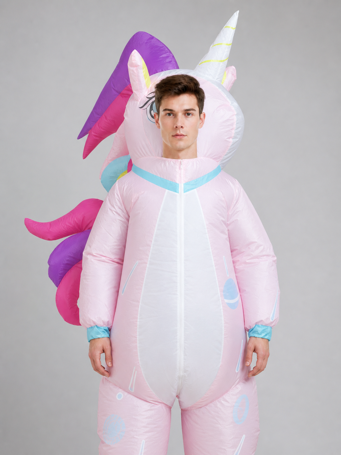 Inflatable Unicorn Costume with Wings for Parties