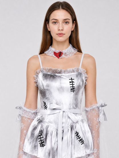 Gothic Lace Halloween Costume Dress