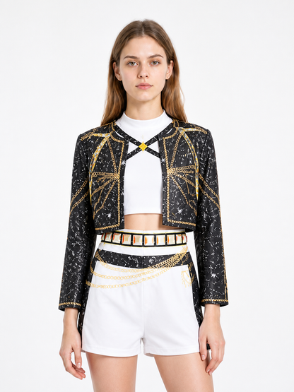 Three-Piece Stage Costume with Short Jacket Costumes detail 3