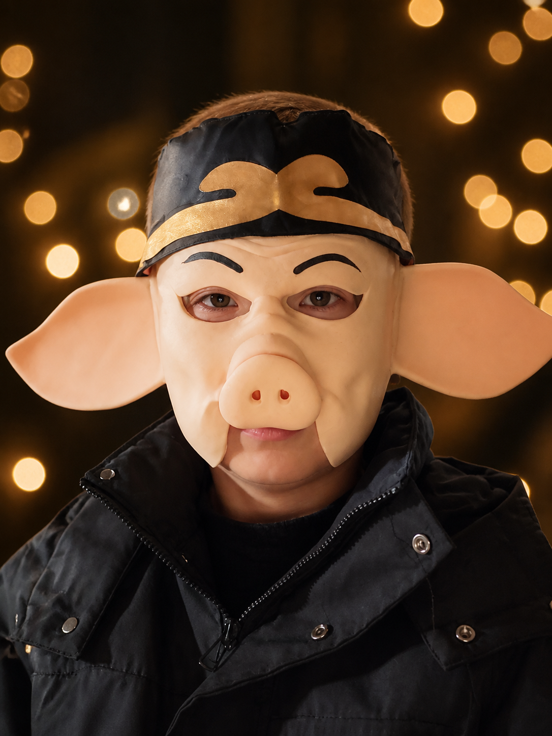 Zhu Bajie Carnival Head Mask for Halloween Costume Masks detail 2