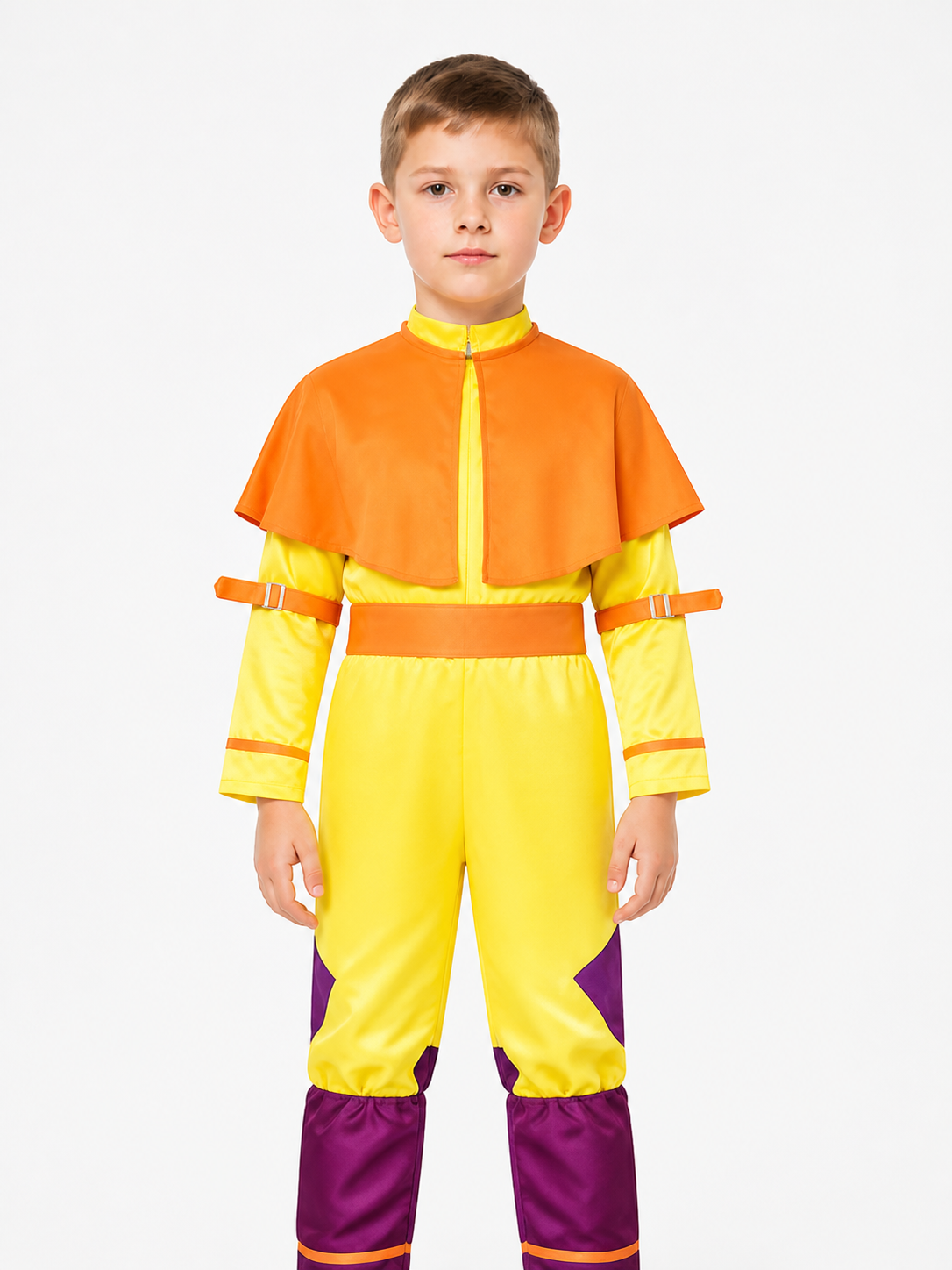 Cosplay Jumpsuit with Shoulder Cape Costume Capes detail 2