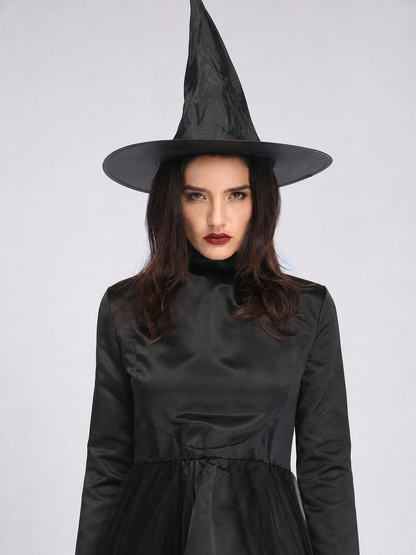 Witch Costume with Hat for Cosplay and Halloween