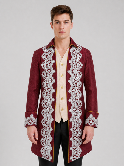 Long Gothic Victorian-Style Tailcoat