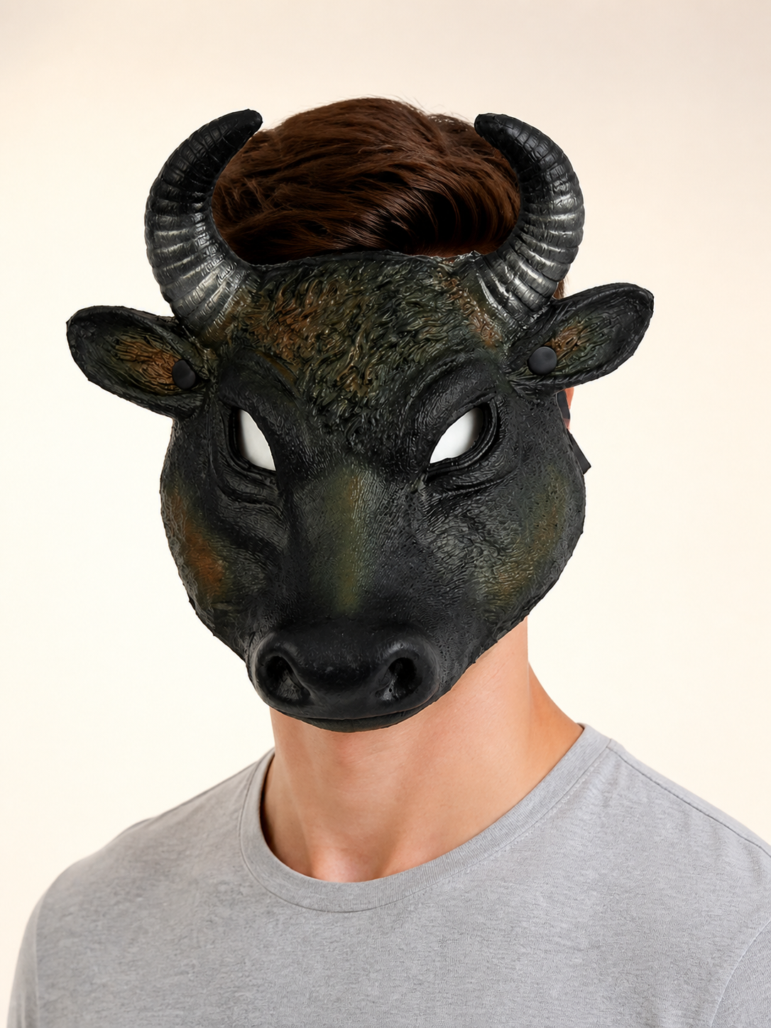 Carnival Bull Head Mask for Halloween Costume Masks detail 2