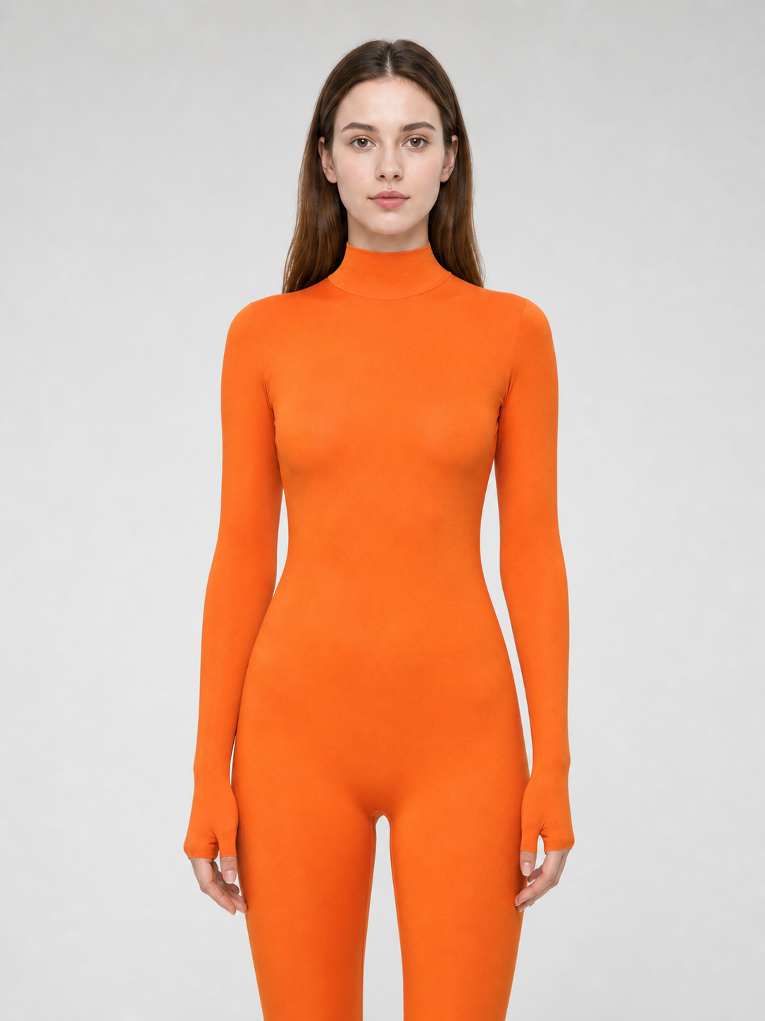 Invisible Ninja Costume, One-Piece Orange Jumpsuit