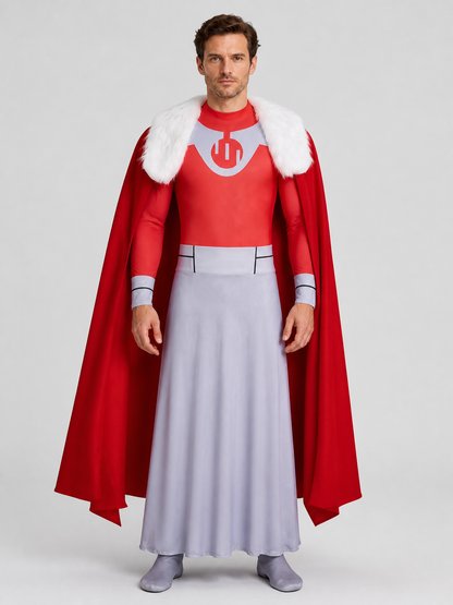 Thragg Cosplay Costume: Jumpsuit and Long Cape Costume Capes detail 3