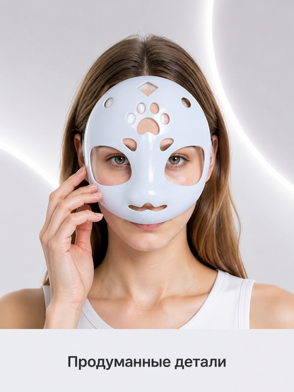 Light Gray Carnival Mask for Halloween and Cosplay Costume Masks detail 2