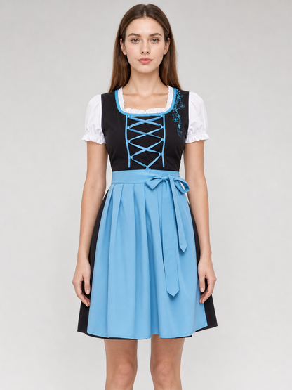 Dirndl-Style Carnival Dress with Apron