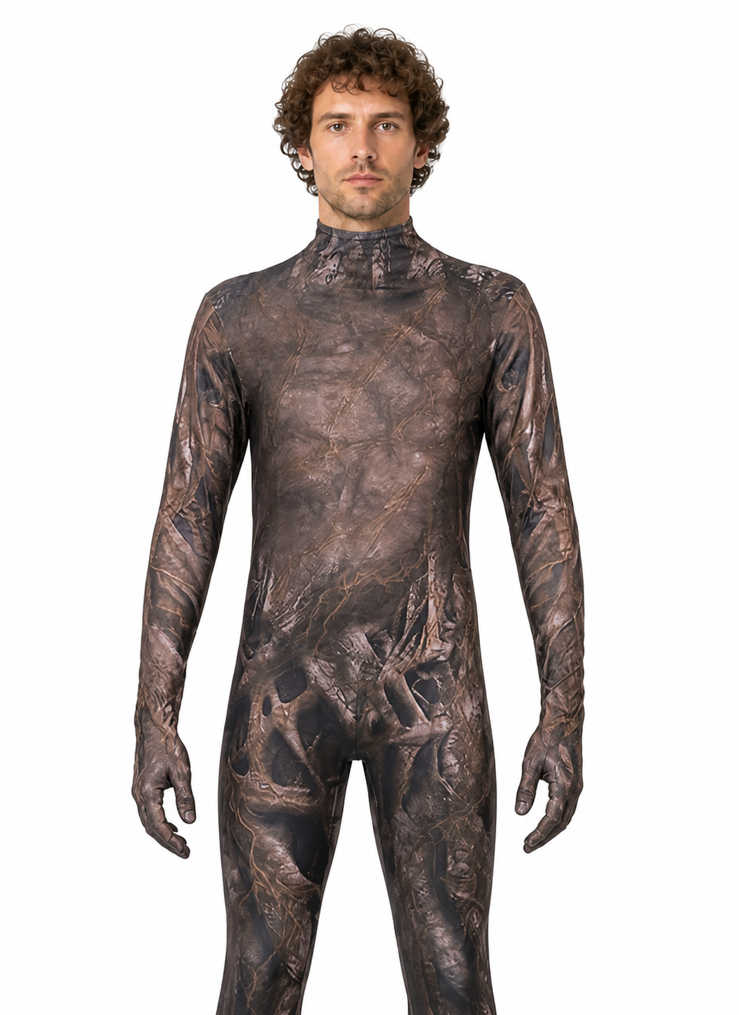 Alien Costume, One-Piece Jumpsuit with Headpiece Costume Headwear detail 3